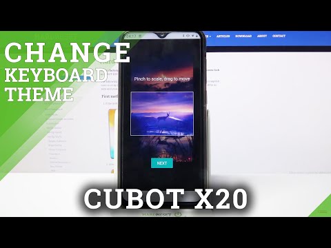 CUBOT X20 – Keyboard Theme Personalization & Keyboard Photo-Background