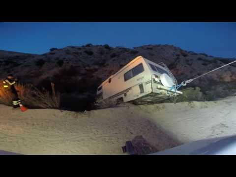 Ditched RV - State Police Call us to get it out