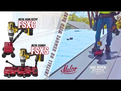 Wir stellen Malcos NEUE Metall-Stehfalzwerkzeuge vor | In Aktion