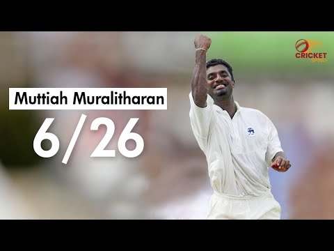 Muttiah Muralitharan 6/26 Against India | SL vs Ind 1st test Colombo 2008