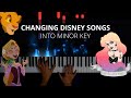 Changing Disney Songs Into DARK Minor Keys 🎃