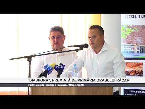 Diaspora, premiată de primăria orașului Răcari