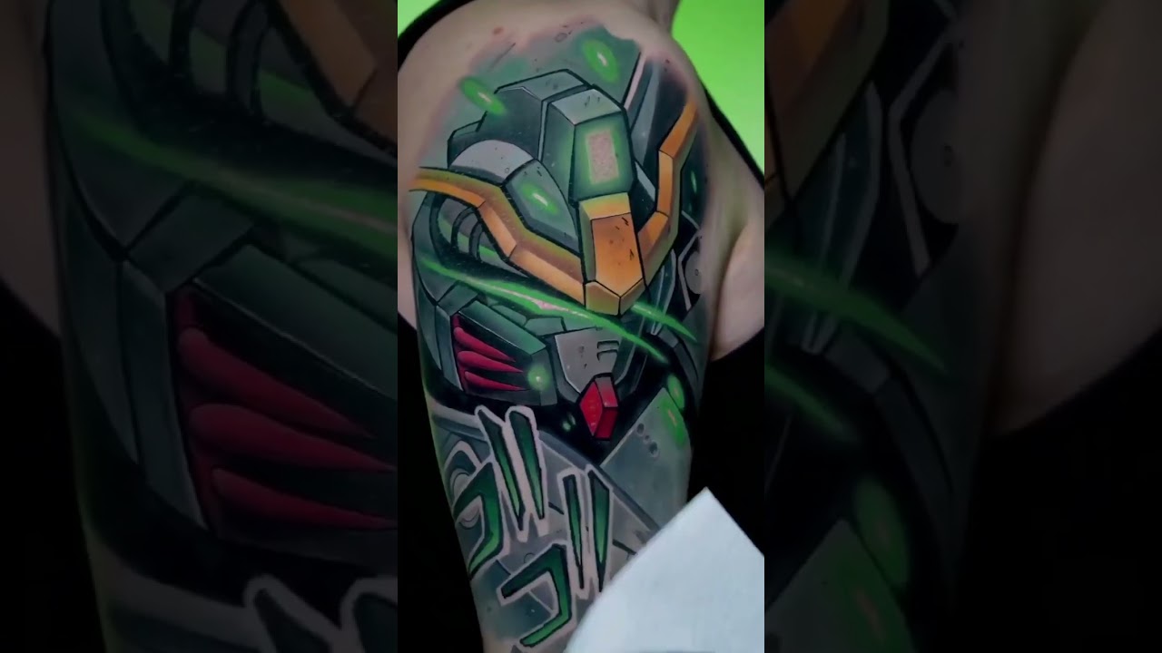 Tattoo process with #pepax.Done by our official pro team artist @rzychu