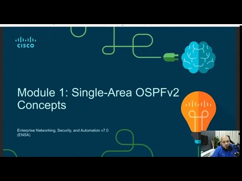 CCNA v7 ENSA Module 1 single area OSPF part1