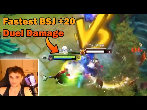 BSJ Fastest +20dmg Duel Kill Ever Dota 2
