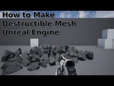 How to Create a Destructible Mesh in Unreal Engine - UI Beginner Tutorial