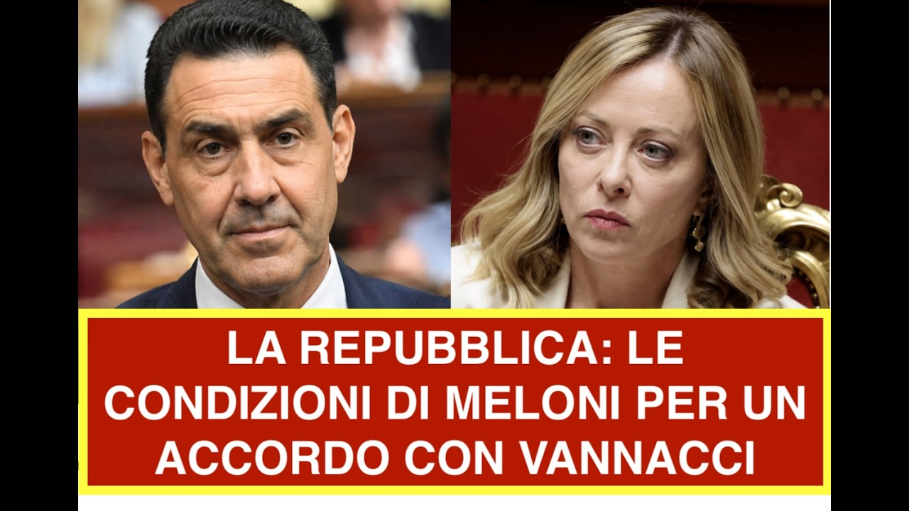LA REPUBBLICA: LE CONDIZIONI DI MELONI PER UN ACCORDO CON VANNACCI