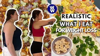 What I Eat In A Day For WEIGHT LOSS | WeightWatchers | HEALTHY, realistic & sustainable weight loss