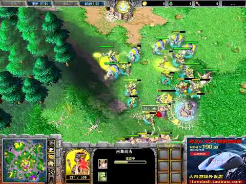 【大玻璃渣 梦幻风暴】魔兽争霸大帝解说 TH000 vs ZDR TR 超清