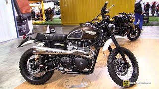 2015 Triumph Scrambler 900 with Zard Custom Exhaust - Walkaround - 2014 EICMA Milan Moto Show