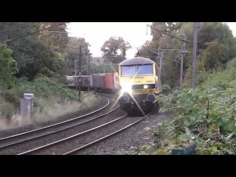 90005/ 90006 4m80 Coatbridge - Crewe liner, 23rd August 2022