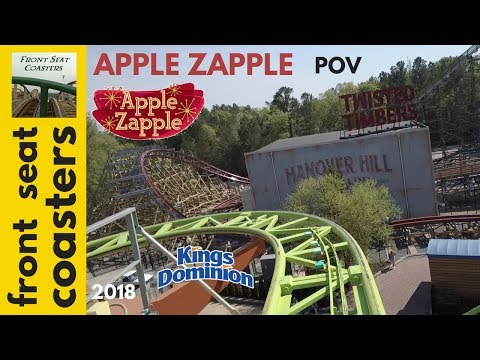 Front row point of view footage of Apple Zapple
