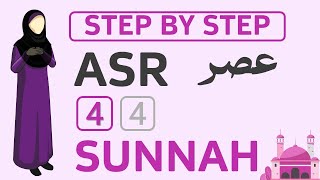 Learn to Pray Asr Salah Perfectly: Step-by-Step Guide to 4 Rakat Sunnah Asr for Women/Female Hanafi