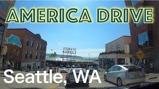 【アメリカドライブ】近未来都市、シアトルをドライブしたら綺麗すぎてめちゃくちゃ気に入ってしまった！！