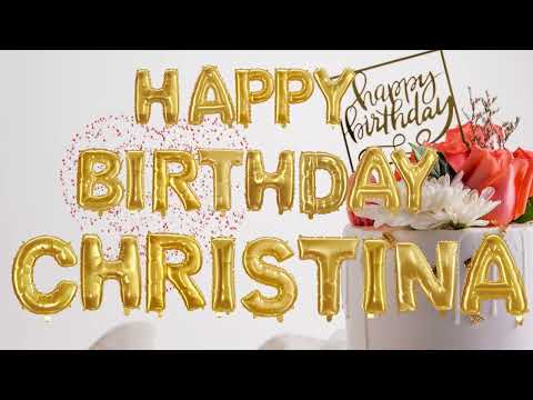 Christina Happy Birthday Song   / Happy Birthday Song for Christina 🥳