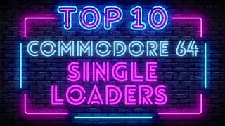 Ten awesome Commodore 64 C64 single loaders !