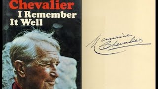 MAURICE CHEVALIER Hand Signed Memoir: "I Remember It Well" - PSA/DNA - UACC RD#2