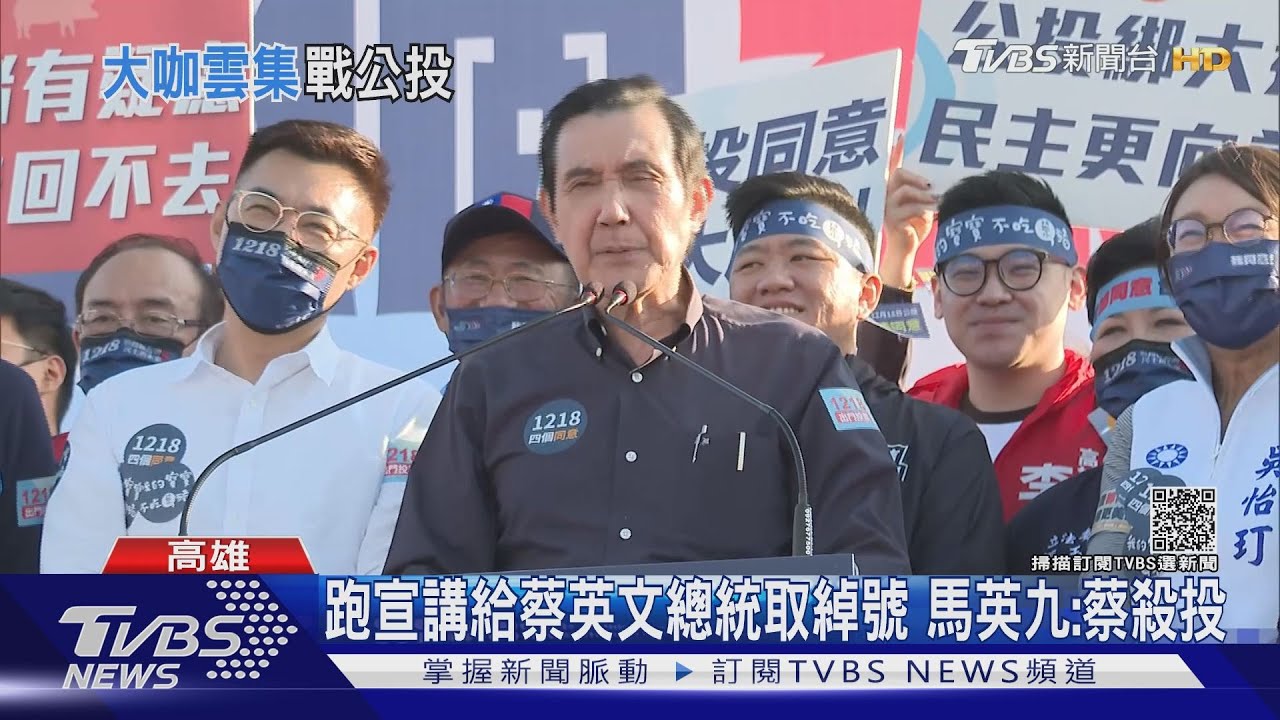 拚公投！藍營大咖南部集結　馬朱同場不同台