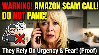I received a phone call claiming to be Amazon.This is a reminder that scammers rely on urgency and