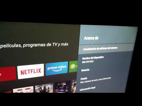 Nueva actualización TV Sony XBR-49X705D