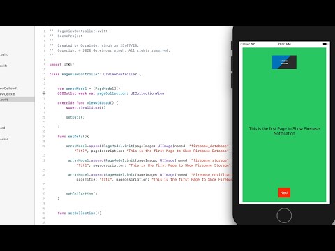 Swift 5.1 & Xcode 11, Use Collection view as PageViewController