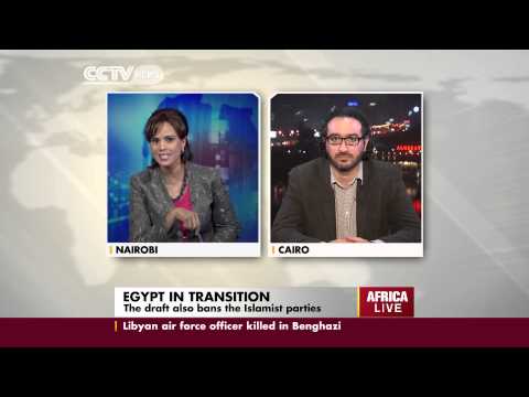 Ahmed Naguib talks on Egypt's new constitution