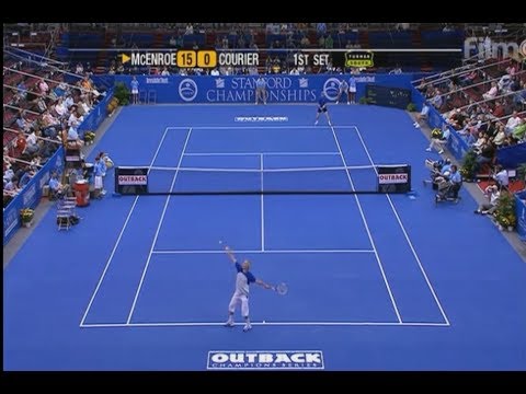 John Mcenroe vs Jim Courier 2006 (HD) Champions Tour