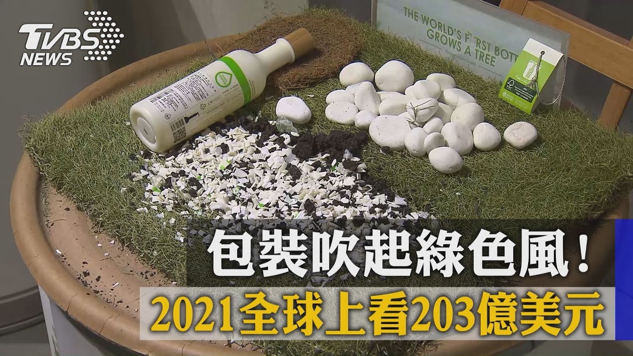 包裝吹起綠色風！　2021全球上看203億美元