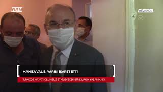 Deprem Sonrası İncelemelerde Bulunan Manisa Valisi Yarını İşaret Etti