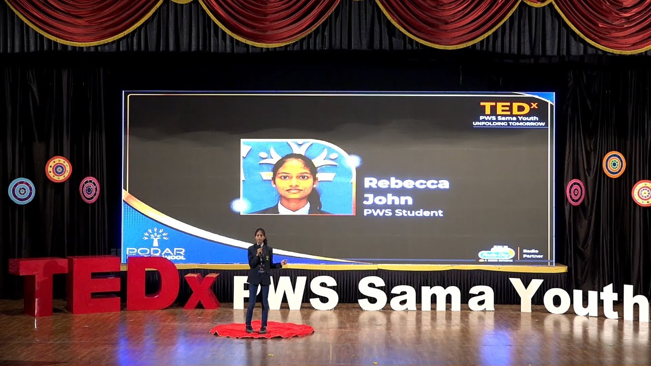 UNFOLDING TOMORROW | Rebecca John | TEDxPWSSama Youth