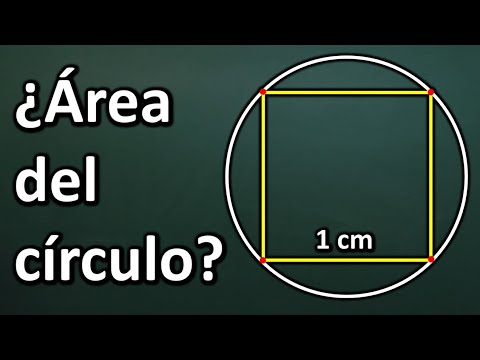 ÁREA DEL CÍRCULO CONOCIENDO EL LADO DEL CUADRADO INSCRITO EN UNA CIRCUNFERENCIA