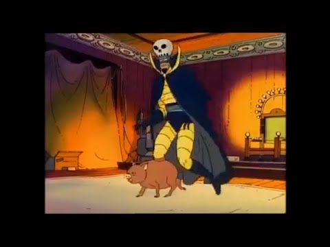 Supervillain with a pig leg - The Tick (1994)