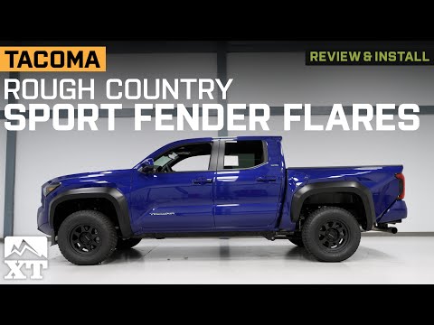2024 Tacoma Rough Country Sport Fender Flares Review & Install
