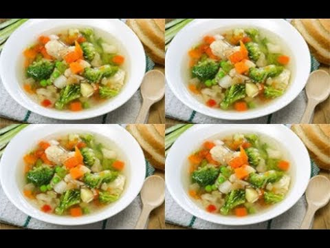 Vegetable Soup recipe - cooking - food - recipes - cooking school - Mai Ismael Channel