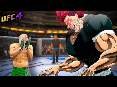 Old Bruce Lee vs. Hanma Yujiro - EA Sports UFC 4