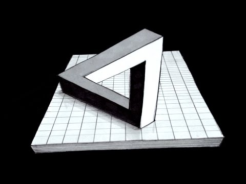 How to Draw The Impossible Triangle in 3D