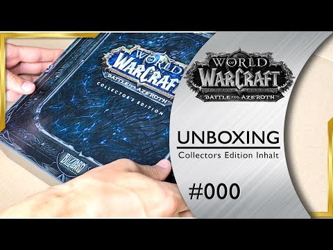Unboxing BFA Collectors Edition | World Of Warcraft Play And Talk #000 deutsch german