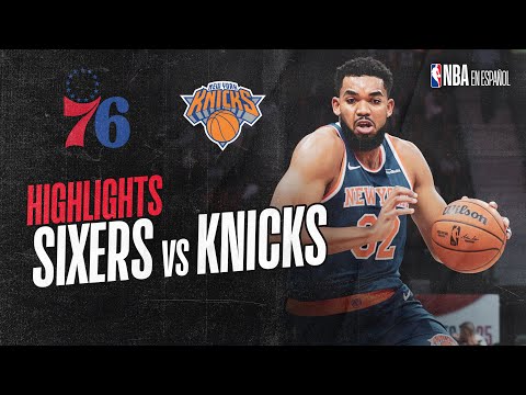 ¡Las Mejores JUGADAS del Knicks vs. Sixers en Abu Dhabi! | NBA Pretemporada 2025