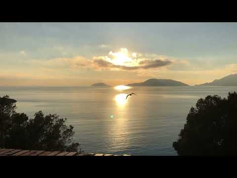 Tramonto HD Lerici RELAX STUPENDO. AUDIO REALE SUNRISE. Un’ora prima del tramonto.