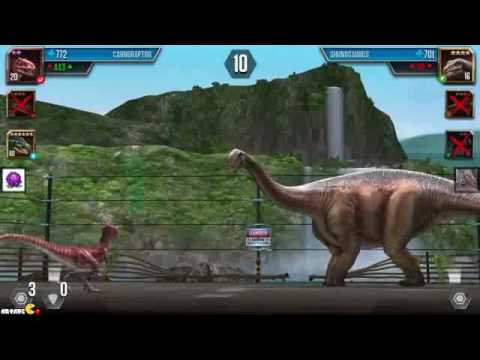 NEW THERIZINOSAURUS Dinosaur UNLOCKED Mosasaurus Live Arena Challenge - Jurassic World The Game