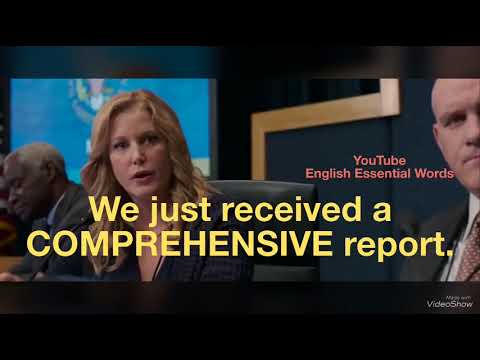 504 Essential Words with movie - Lesson 6 - Comprehensive meaning