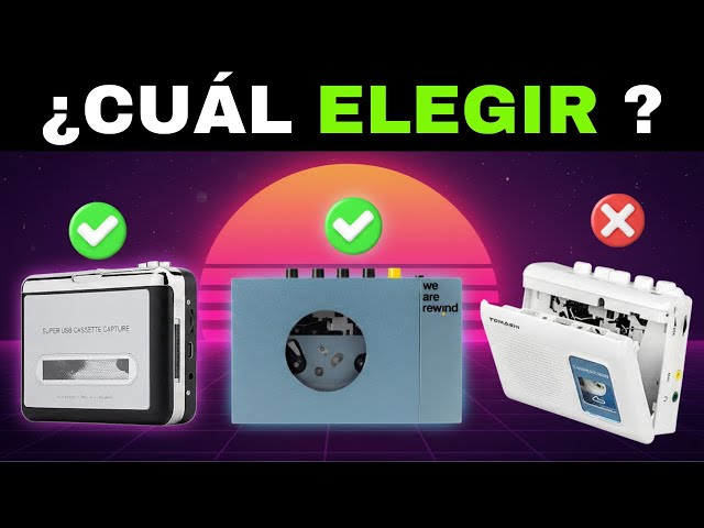 Vídeo relacionado con Reproductor de Cintas - Reproductor Portátil de Casetes de Audio para Reproducción y Grabación - B-1000EW