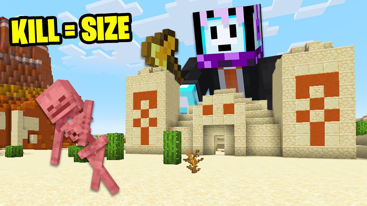 Minecraft TAPI Jumlah Kill-mu Menentukan UKURAN Tubuhmu...