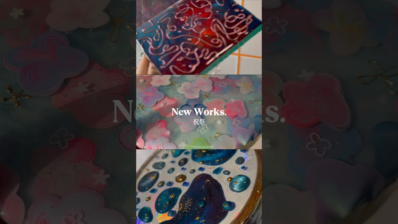 🧚新作🧚2月20日（金）〜発売予定 #テクスチャーアート #レジン #resin