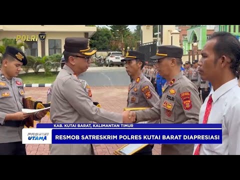 KAPOLRES KUTAI BARAT BERIKAN PENGHARGAAN KEPADA PERSONEL BERPRESTASI SEBAGAI APRESIASI KINERJA