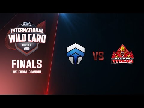 IWC 2015 - Grand Final - Chiefs eSports Club vs Bangkok Titans - Game 1