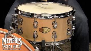 Video thumbnail for Ludwig 14x7 Epic "The Brick" 20 Ply Birch Snare Drum by Memphis Drum Shop