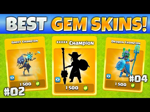 WHICH IS BEST ROYAL CHAMPION HERO SKINS FOR GEMS IN CLASH OF CLANS 2026 