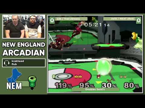 NE Melee Arcadian 10 - 22K/Trail (Green) vs. Jwilli/MEAT (Red) - SSBM Doubles WSF