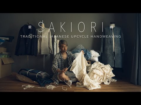 Hand-making clothes by using fabric wastes.